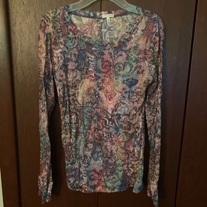 Printed Long Sleeve Tee
